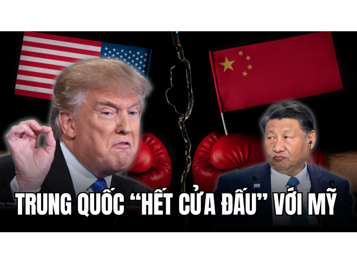 TRUNG QUỐC ĐÃ HẾT CỬA ĐẤU VỚI MỸ